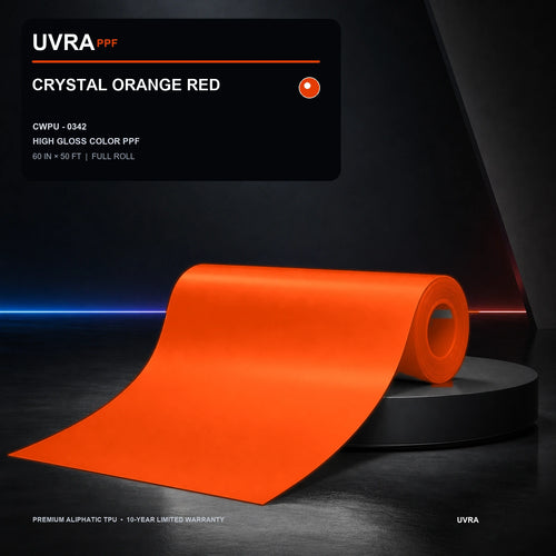 Crystal Orange Red PPF 60 in × 50 ft full roll