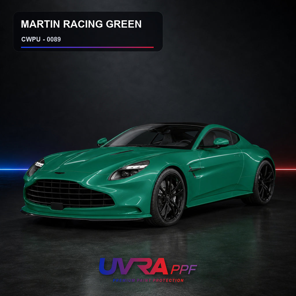 Martin Racing Green PPF installed vehicle color reference