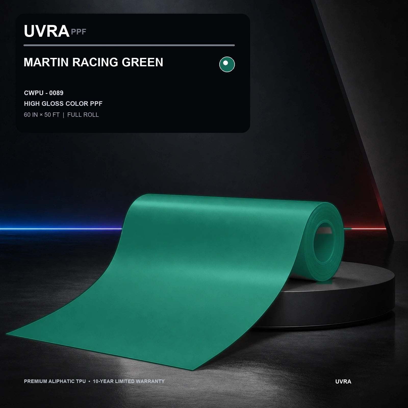Martin Racing Green PPF 60 in × 50 ft full roll