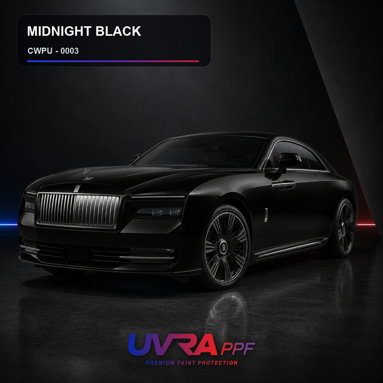 Midnight Black PPF installed vehicle color reference