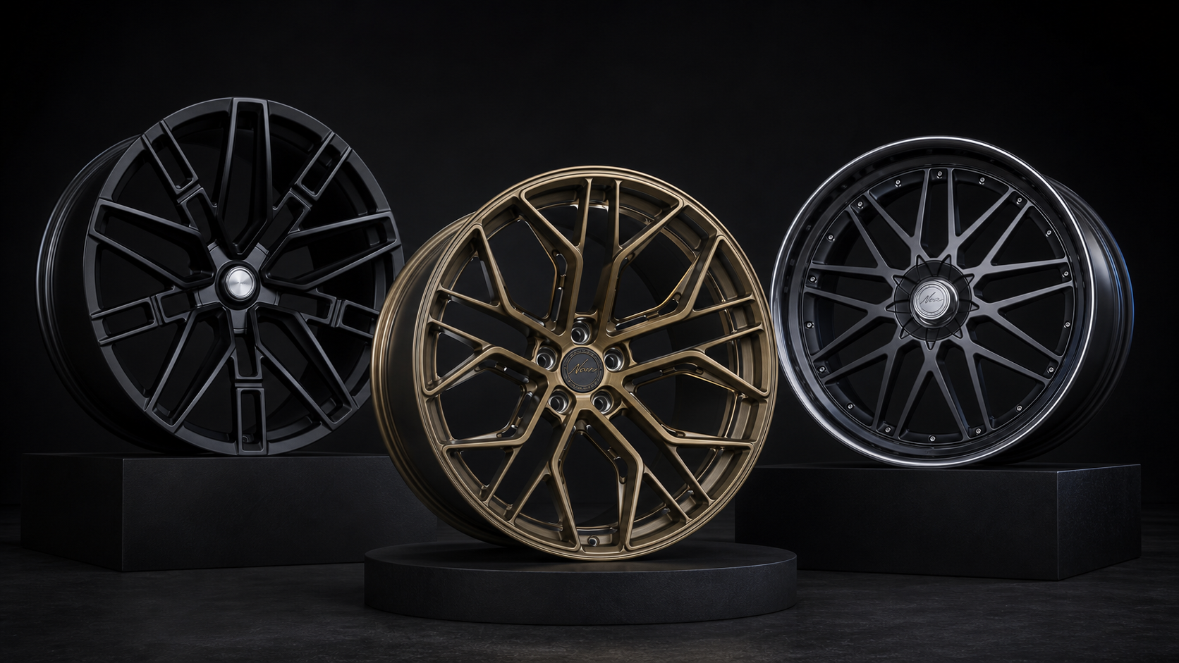 Noir forged wheels — coming soon