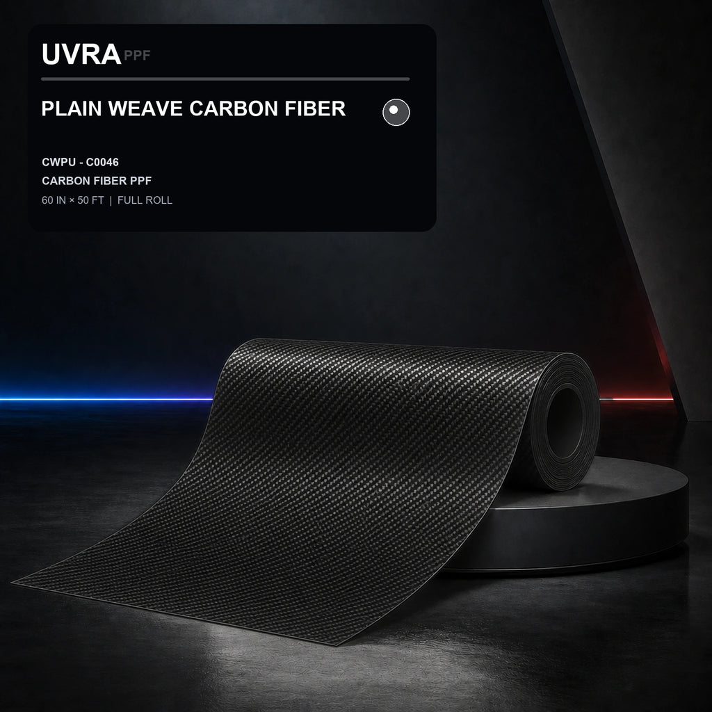 Plain Weave Carbon Fiber PPF 60 in × 50 ft full roll