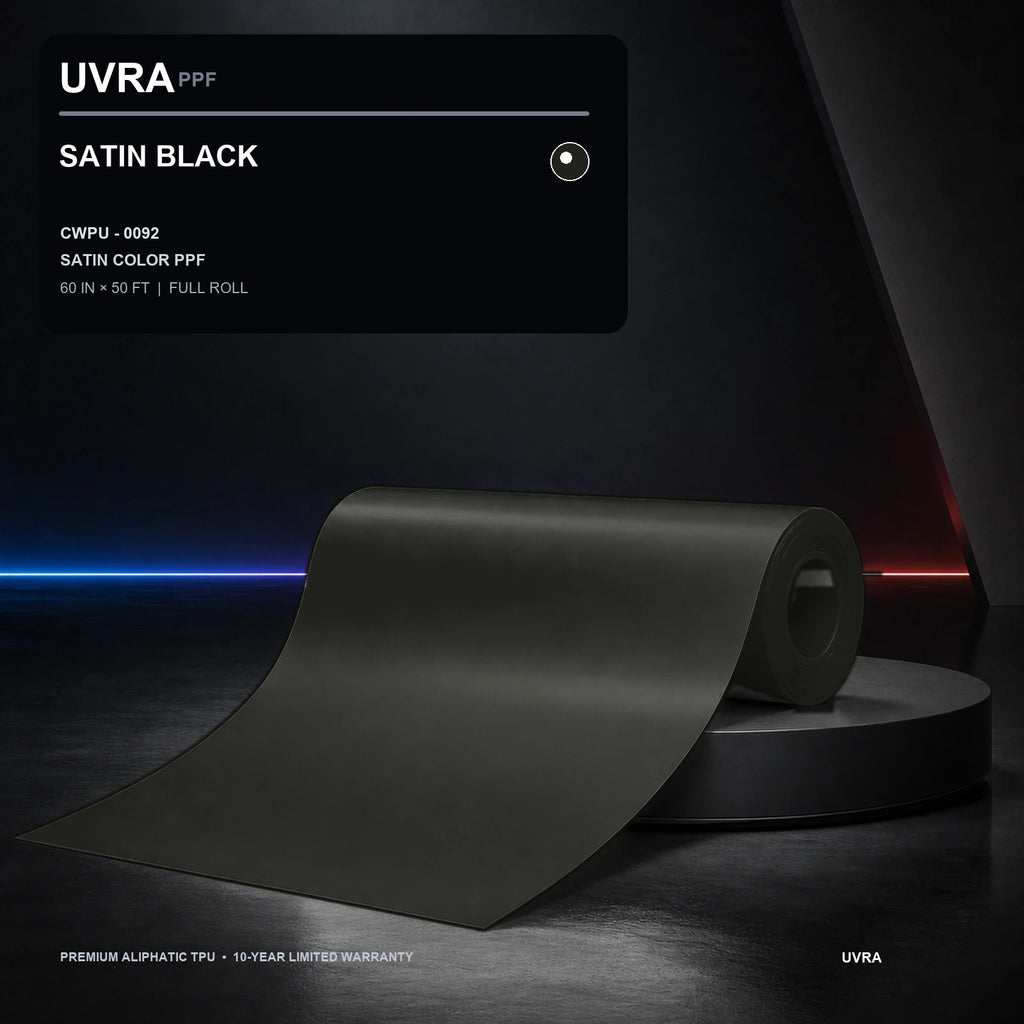Satin Black PPF 60 in × 50 ft full roll