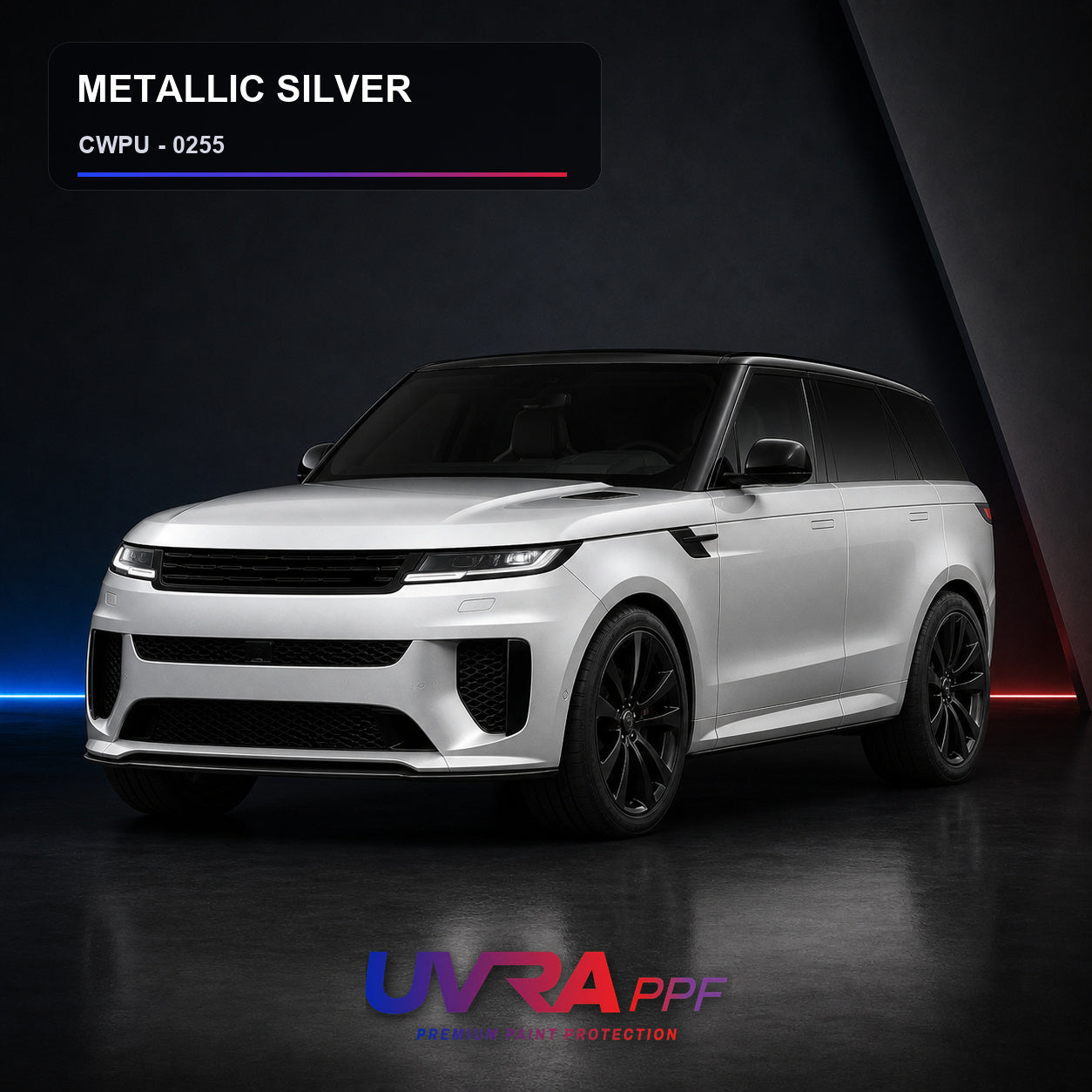 Metallic Silver PPF installed vehicle color reference
