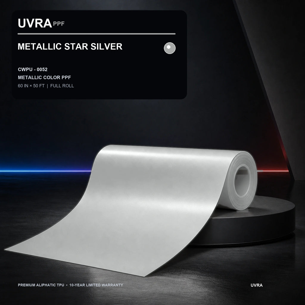 Metallic Star Silver PPF 60 in × 50 ft full roll