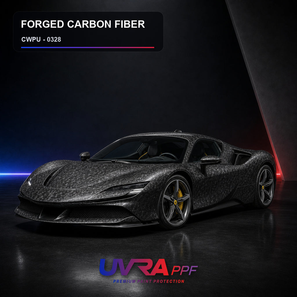 Forged Carbon Fiber PPF installed vehicle color reference